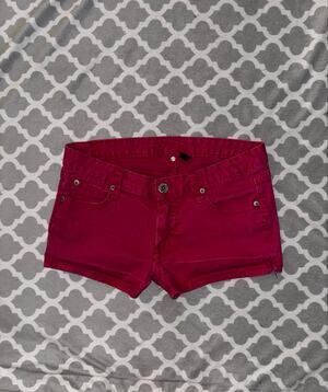 Y2K hot Pink low rise shorts